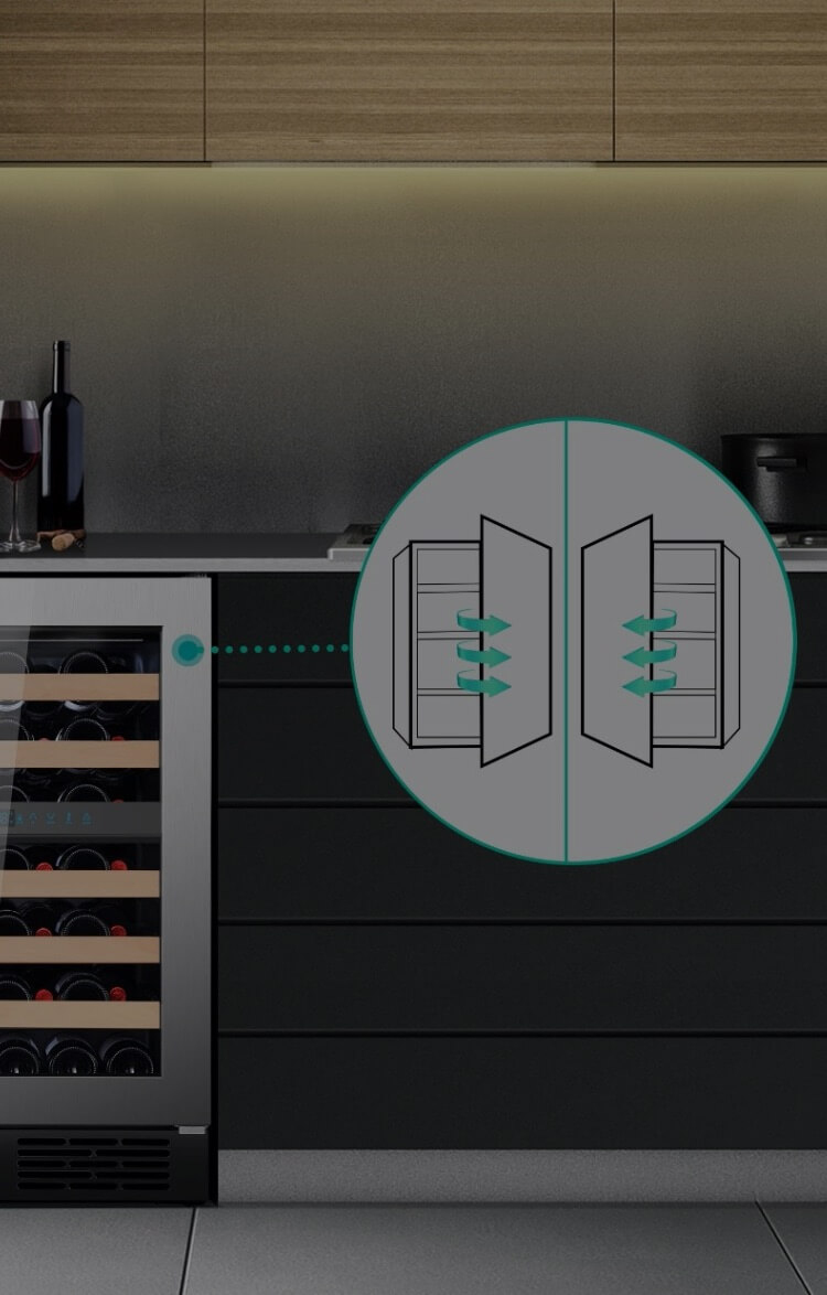 Hisense Wine Cabinet Flexible installation options