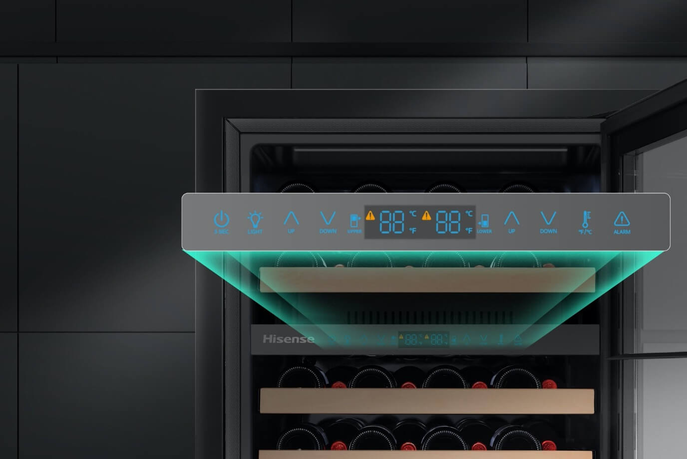 Hisense Wine Cabinet Touch Electronic Control